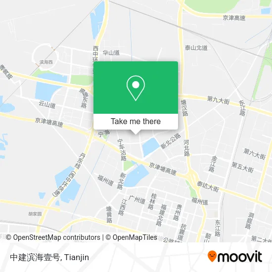 中建滨海壹号 map