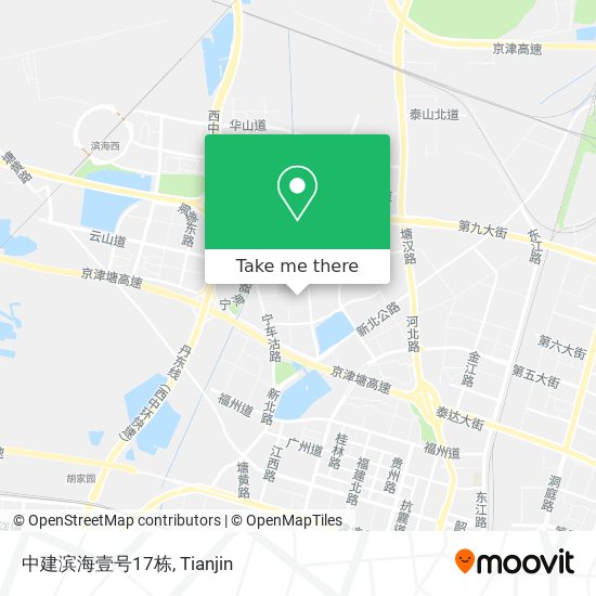 中建滨海壹号17栋 map