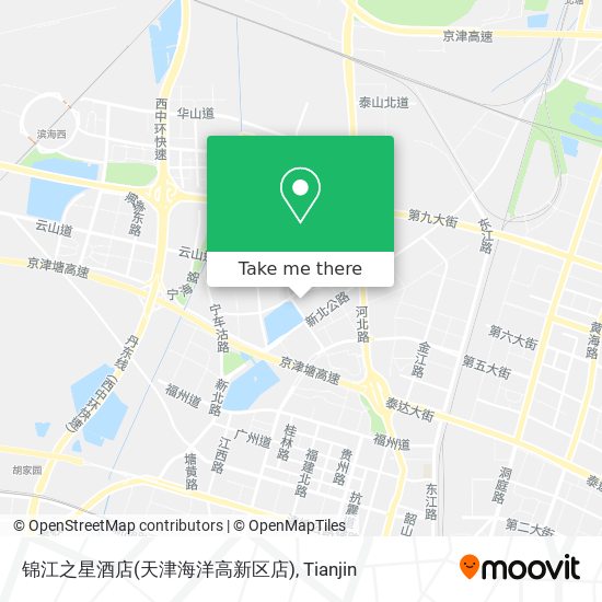 锦江之星酒店(天津海洋高新区店) map
