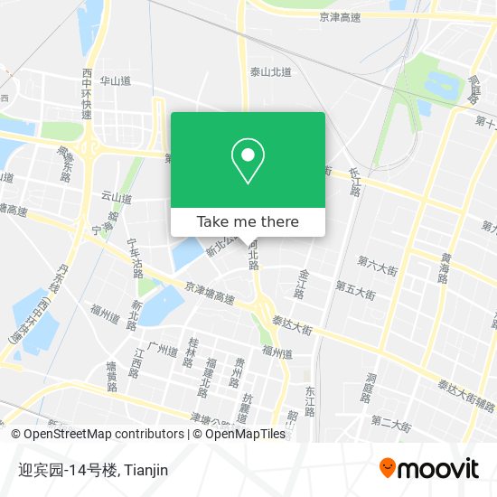 迎宾园-14号楼 map