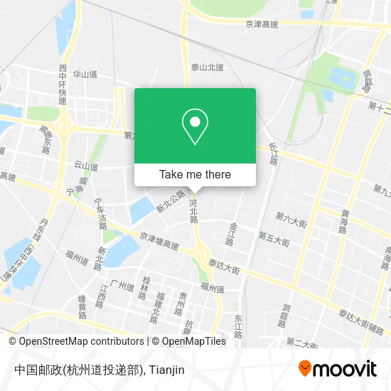 中国邮政(杭州道投递部) map