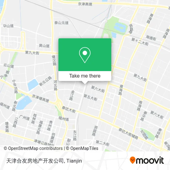 天津合友房地产开发公司 map