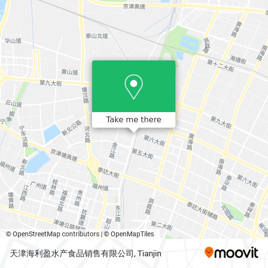 天津海利盈水产食品销售有限公司 map