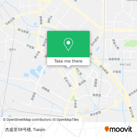杰盛里58号楼 map