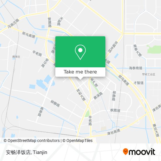 安畅泽饭店 map