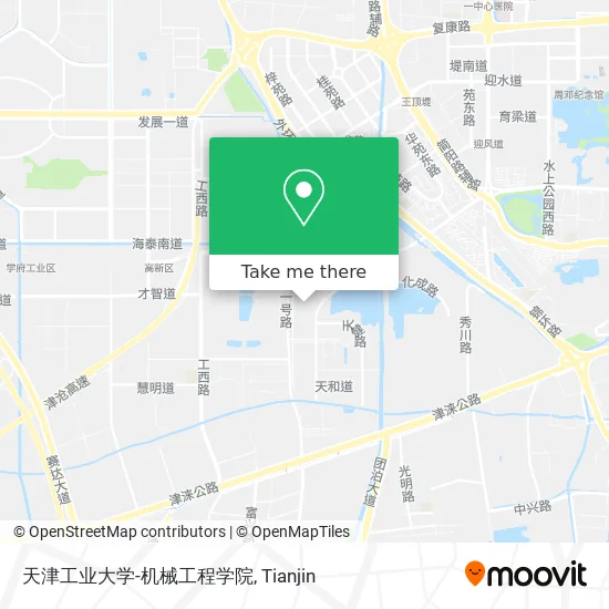 天津工业大学-机械工程学院 map