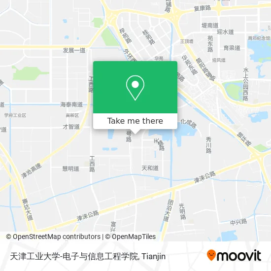 天津工业大学-电子与信息工程学院 map