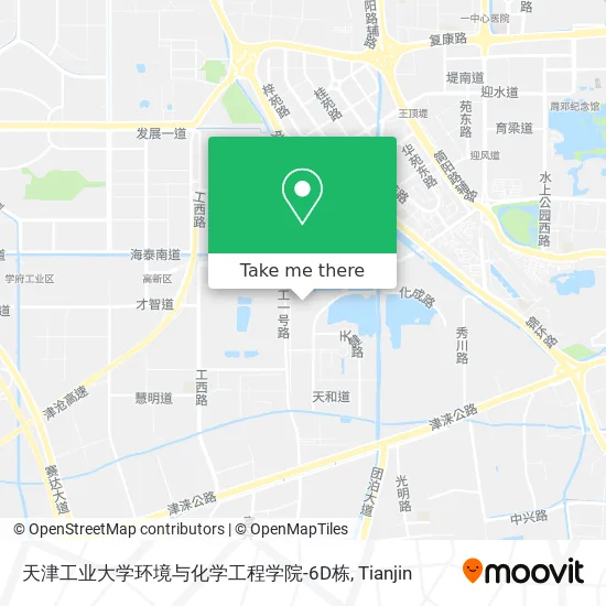 天津工业大学环境与化学工程学院-6D栋 map