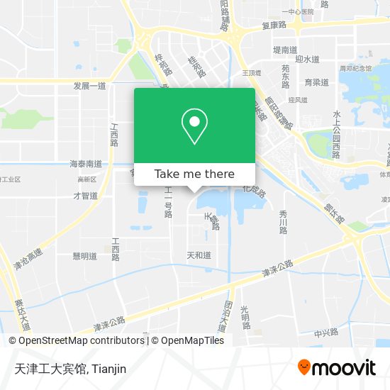 天津工大宾馆 map