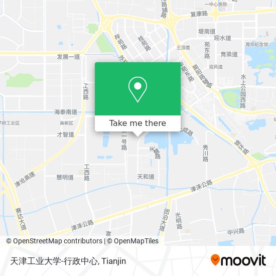 天津工业大学-行政中心 map