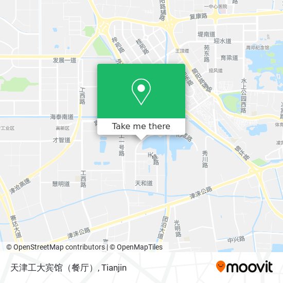 天津工大宾馆（餐厅） map