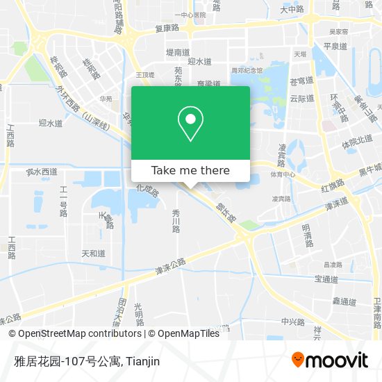 雅居花园-107号公寓 map
