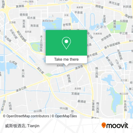 威斯顿酒店 map