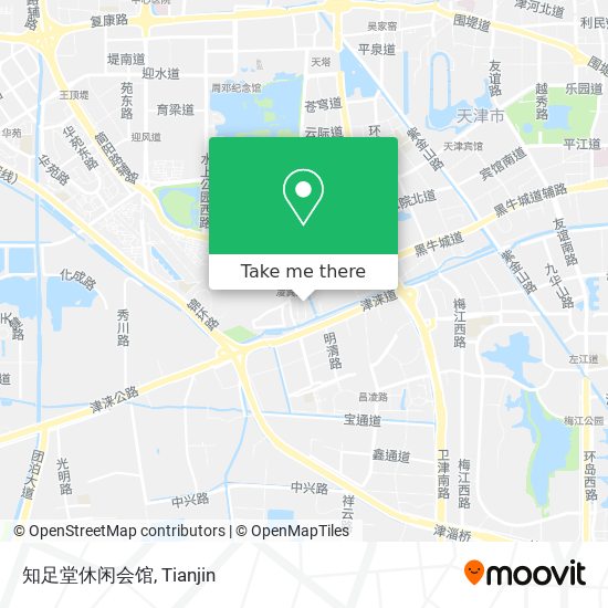 知足堂休闲会馆 map