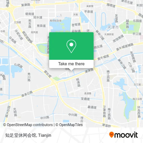 知足堂休闲会馆 map