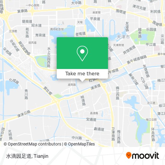 水滴园足道 map