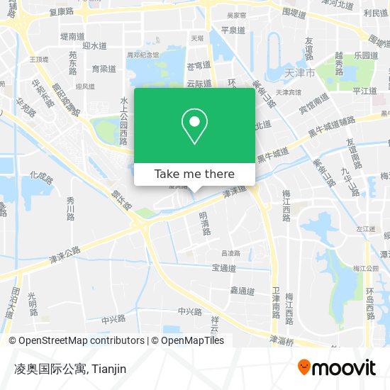凌奥国际公寓 map