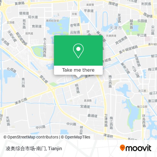 凌奥综合市场-南门 map