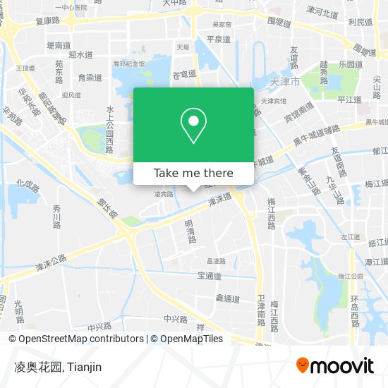 凌奥花园 map