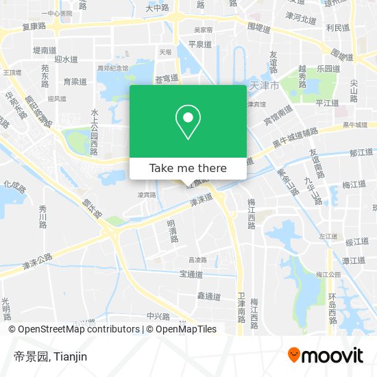 帝景园 map