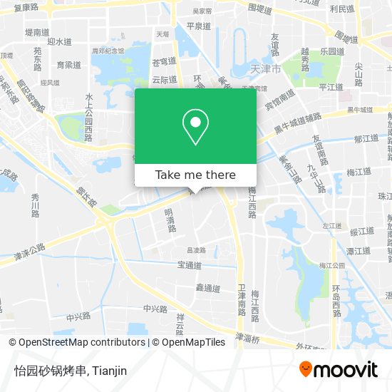 怡园砂锅烤串 map