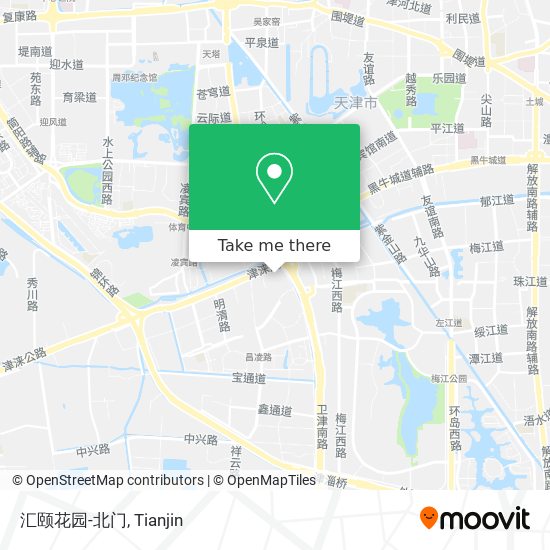 汇颐花园-北门 map