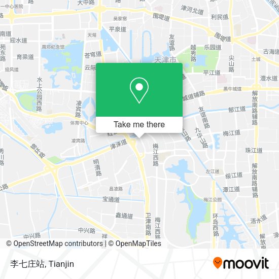 李七庄站 map