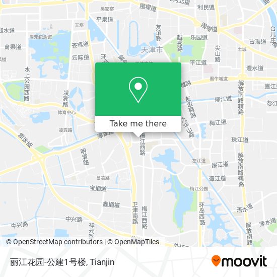 丽江花园-公建1号楼 map