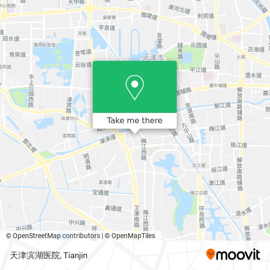 天津滨湖医院 map
