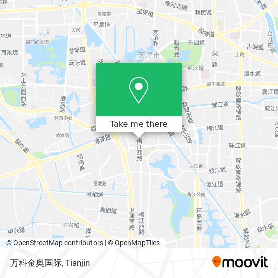 万科金奥国际 map