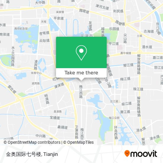 金奥国际七号楼 map