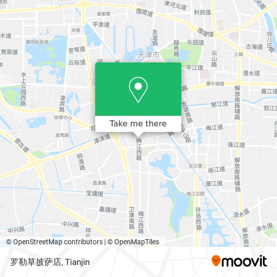 罗勒草披萨店 map