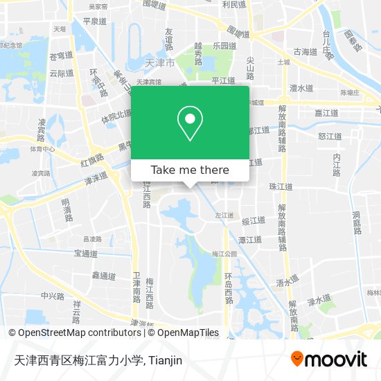天津西青区梅江富力小学 map