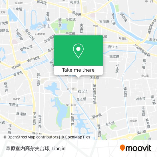 草原室内高尔夫台球 map