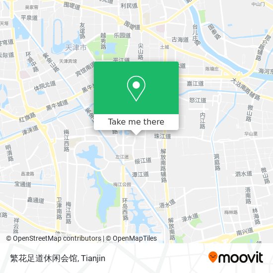 繁花足道休闲会馆 map