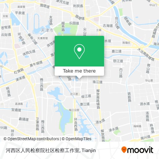 河西区人民检察院社区检察工作室 map
