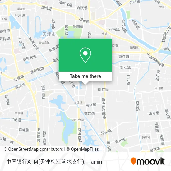 中国银行ATM(天津梅江蓝水支行) map