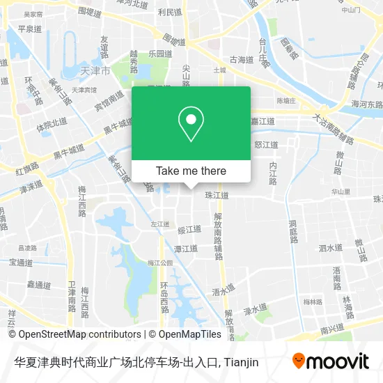 华夏津典时代商业广场北停车场-出入口 map