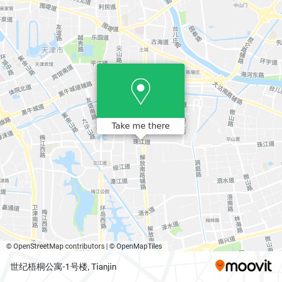 世纪梧桐公寓-1号楼 map