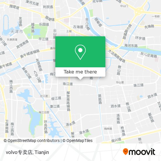 volvo专卖店 map
