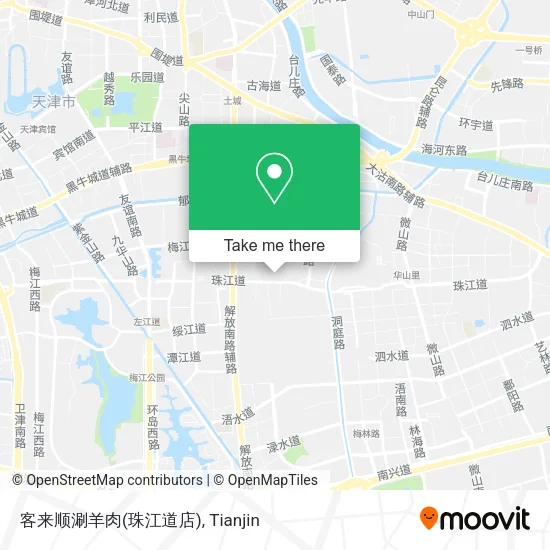 客来顺涮羊肉(珠江道店) map