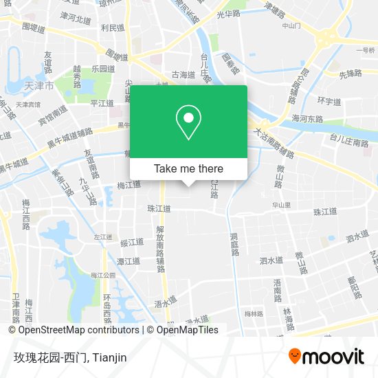 玫瑰花园-西门 map