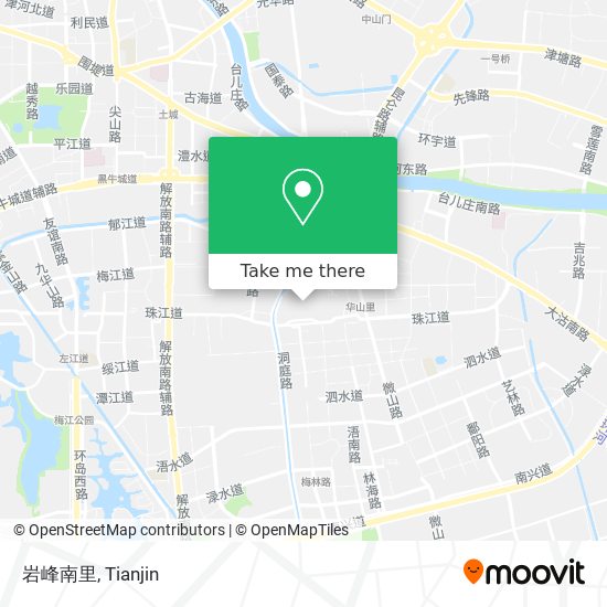 岩峰南里 map