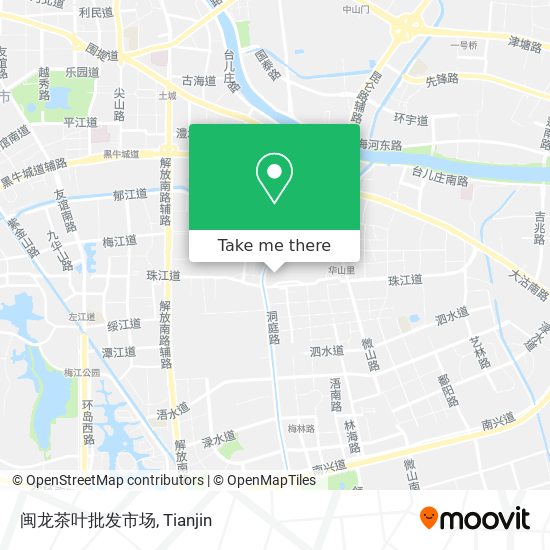 闽龙茶叶批发市场 map