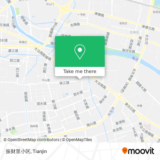 振财里小区 map