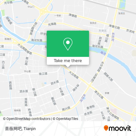 蔷薇网吧 map