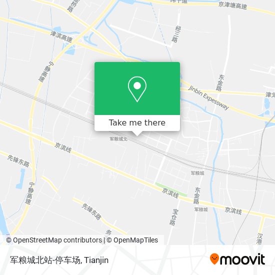 军粮城北站-停车场 map