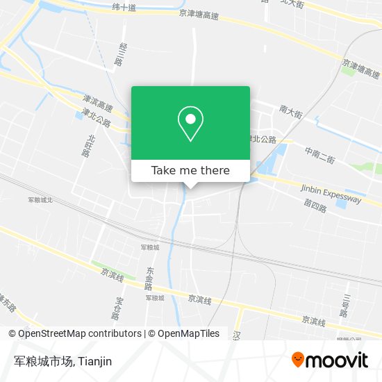 军粮城市场 map