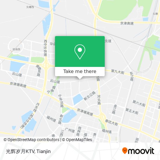 光辉岁月KTV map