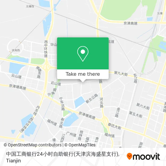 中国工商银行24小时自助银行(天津滨海盛星支行) map